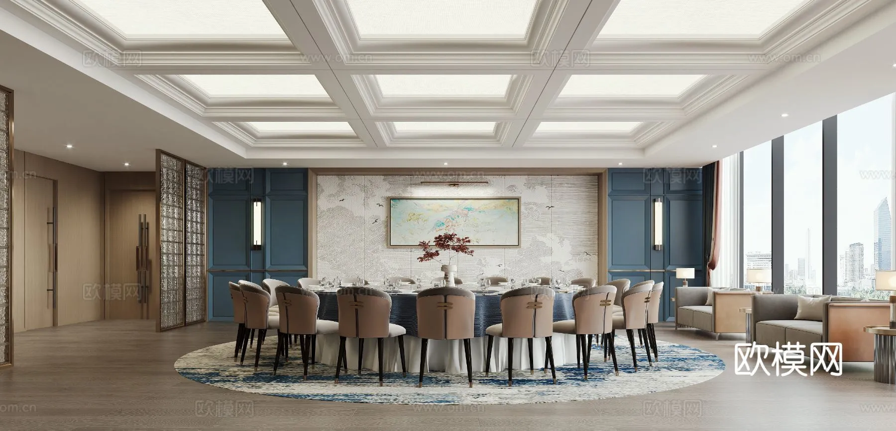 RESTAURANT & COFFEE SHOP – 3D Model For Interior Design – 10718 RESTAURANT & COFFEE SHOP – 3D Model For Interior Design – 10718