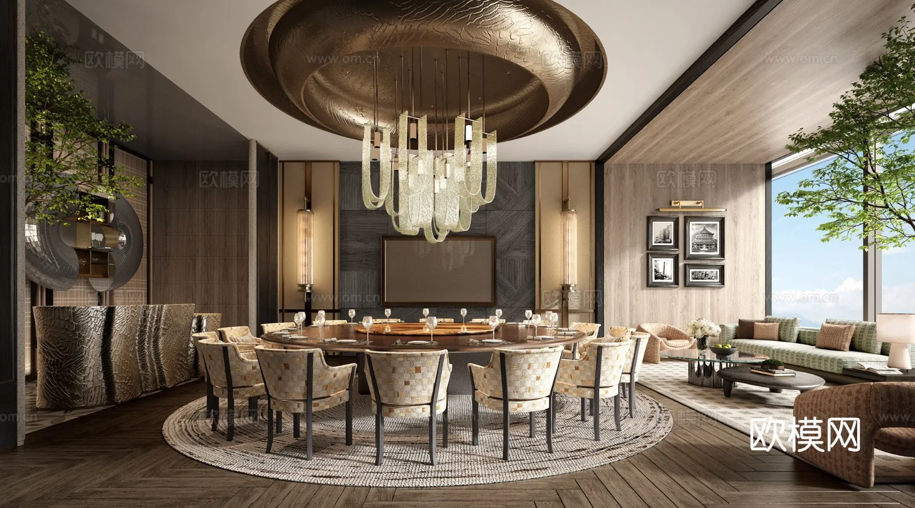 RESTAURANT & COFFEE SHOP – 3D Model For Interior Design – 10719 RESTAURANT & COFFEE SHOP – 3D Model For Interior Design – 10719