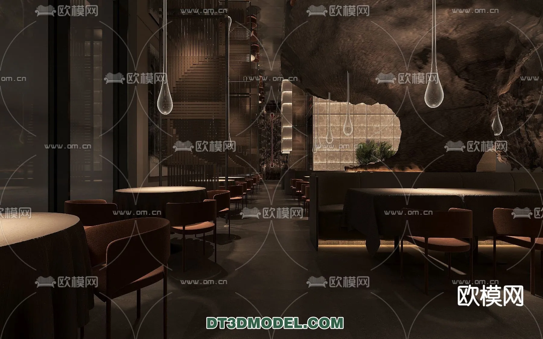 RESTAURANT & COFFEE SHOP – 3D Model For Interior Design – 2378 RESTAURANT & COFFEE SHOP – 3D Model For Interior Design – 2378