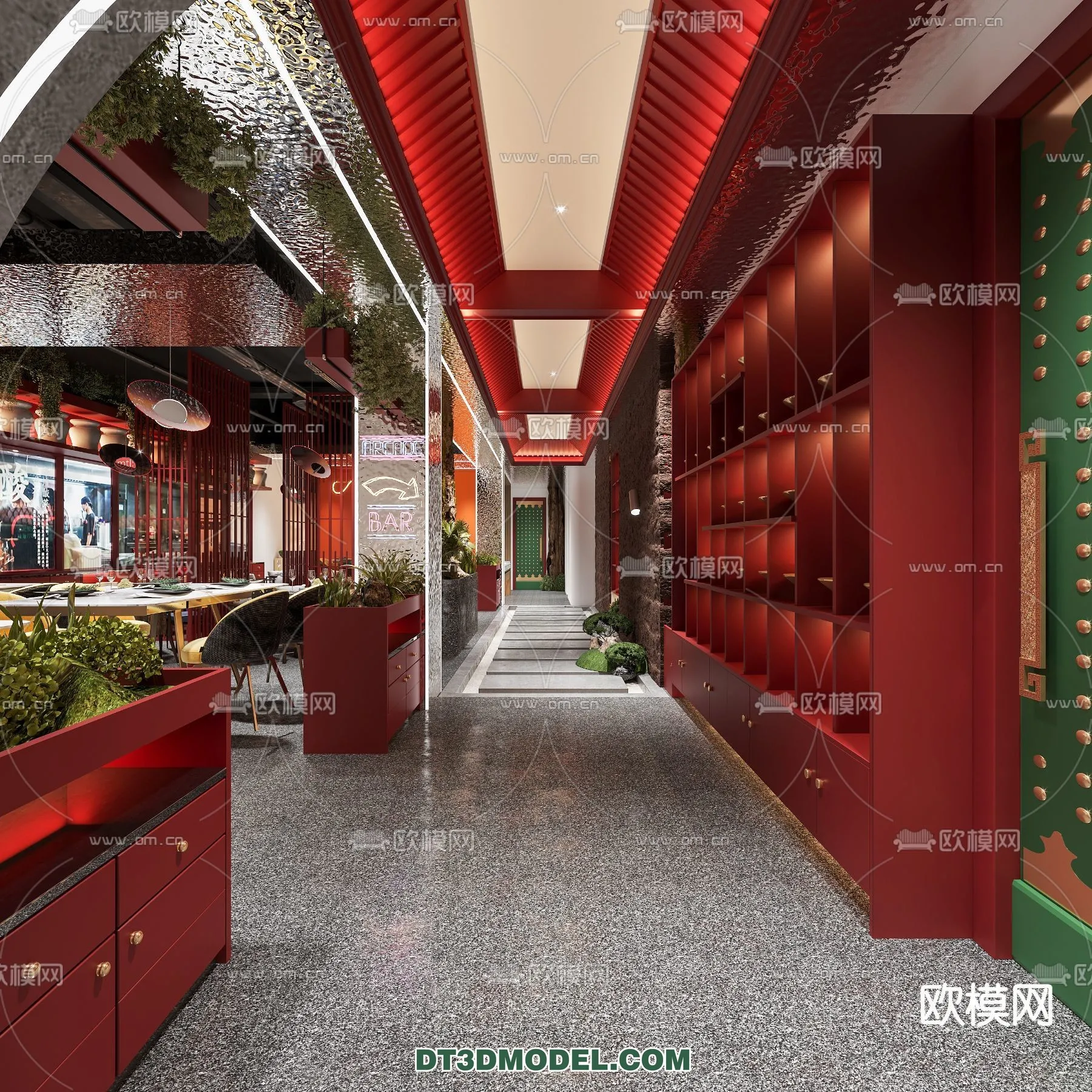 RESTAURANT & COFFEE SHOP – 3D Model For Interior Design – 2393 RESTAURANT & COFFEE SHOP – 3D Model For Interior Design – 2393