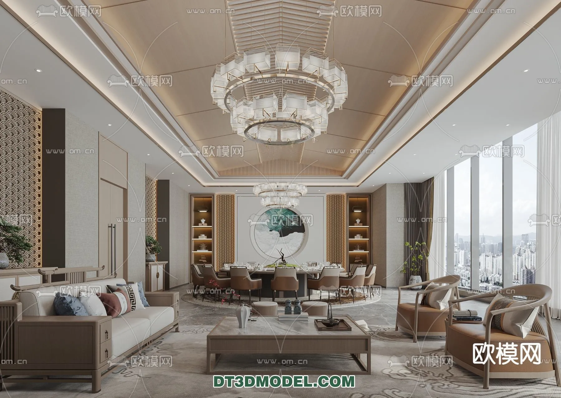 RESTAURANT & COFFEE SHOP – 3D Model For Interior Design – 2395 RESTAURANT & COFFEE SHOP – 3D Model For Interior Design – 2395