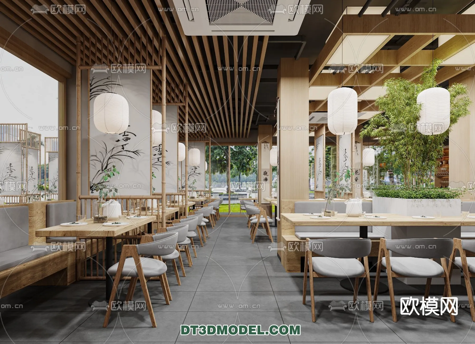 RESTAURANT & COFFEE SHOP – 3D Model For Interior Design – 2397 RESTAURANT & COFFEE SHOP – 3D Model For Interior Design – 2397