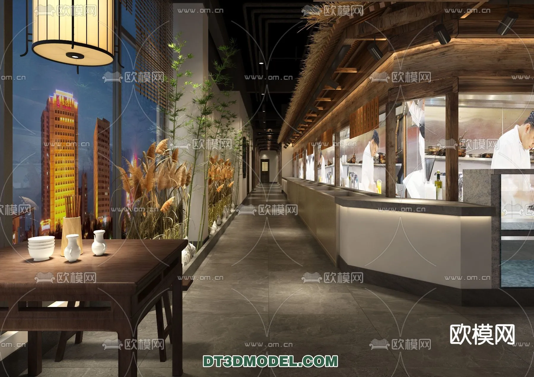 RESTAURANT & COFFEE SHOP – 3D Model For Interior Design – 2398 RESTAURANT & COFFEE SHOP – 3D Model For Interior Design – 2398