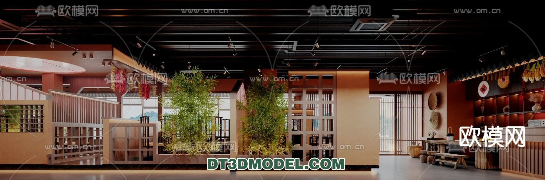 RESTAURANT & COFFEE SHOP – 3D Model For Interior Design – 2402 RESTAURANT & COFFEE SHOP – 3D Model For Interior Design – 2402