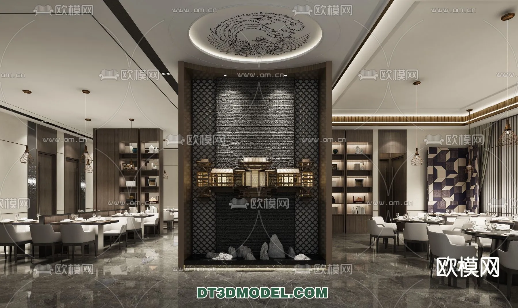 RESTAURANT & COFFEE SHOP – 3D Model For Interior Design – 2406 RESTAURANT & COFFEE SHOP – 3D Model For Interior Design – 2406