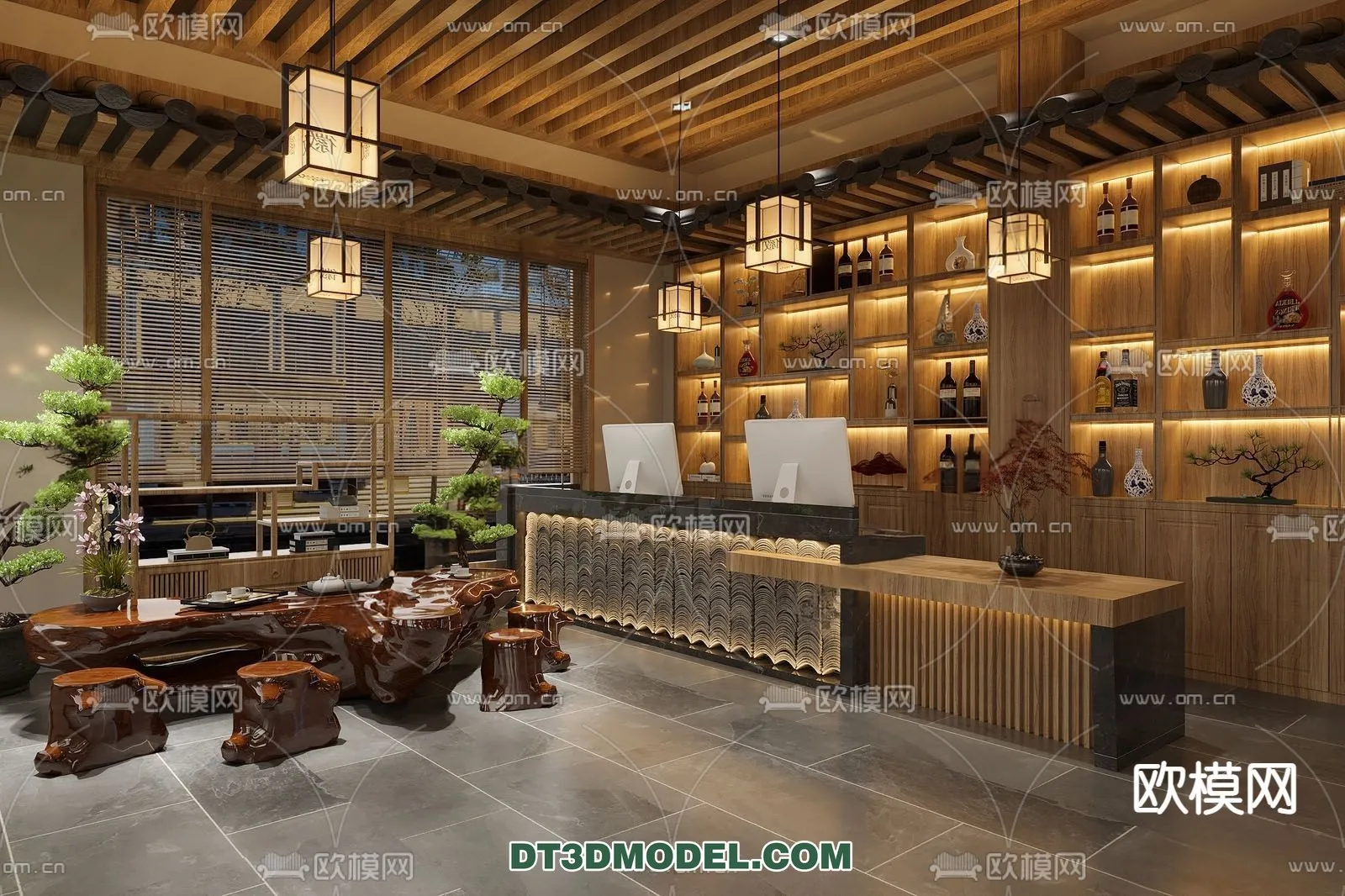 RESTAURANT & COFFEE SHOP – 3D Model For Interior Design – 2415 RESTAURANT & COFFEE SHOP – 3D Model For Interior Design – 2415