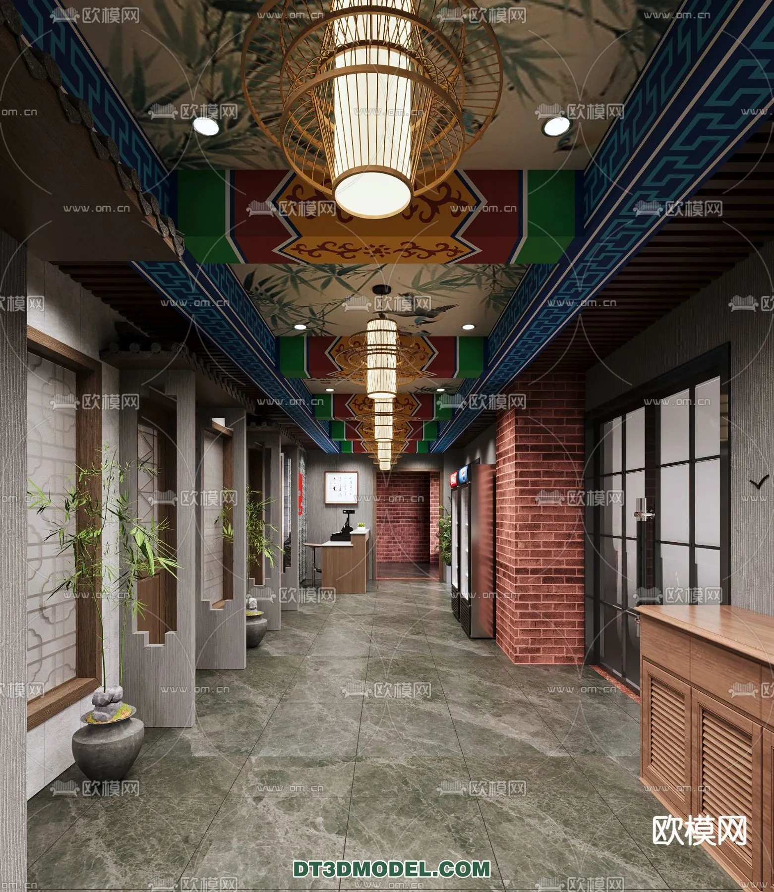 RESTAURANT & COFFEE SHOP – 3D Model For Interior Design – 2420 RESTAURANT & COFFEE SHOP – 3D Model For Interior Design – 2420