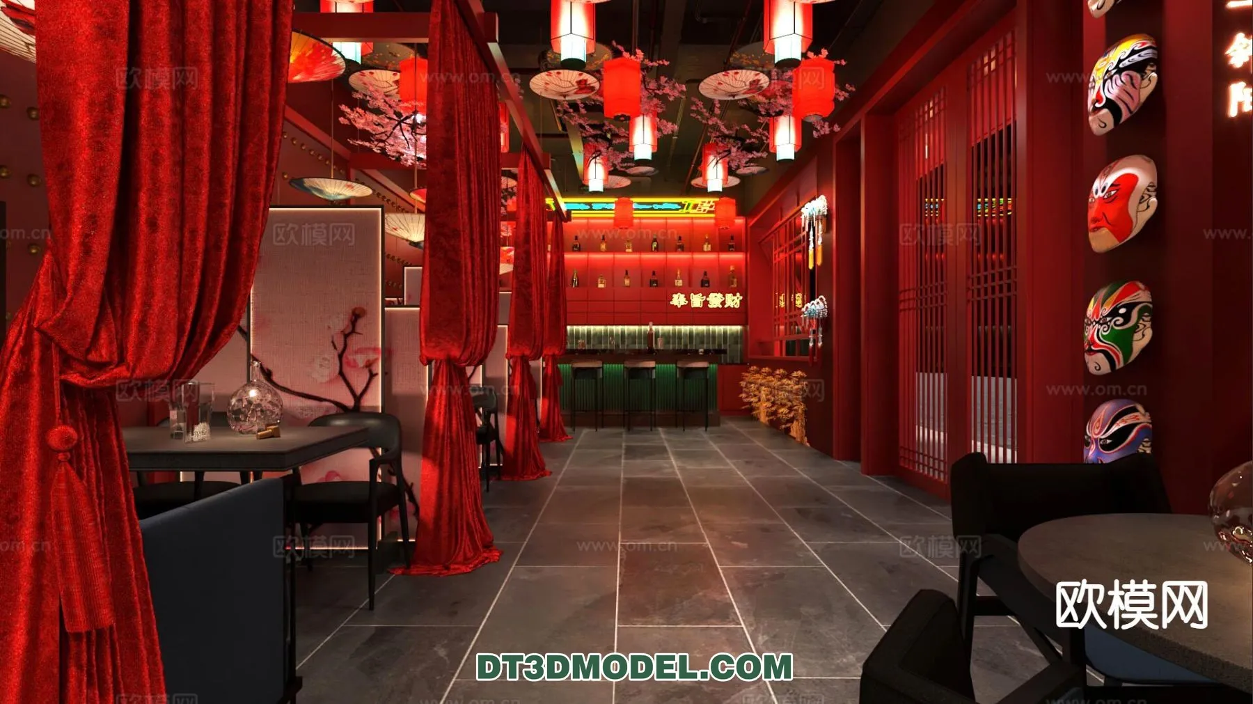 RESTAURANT & COFFEE SHOP – 3D Model For Interior Design – 2422 RESTAURANT & COFFEE SHOP – 3D Model For Interior Design – 2422