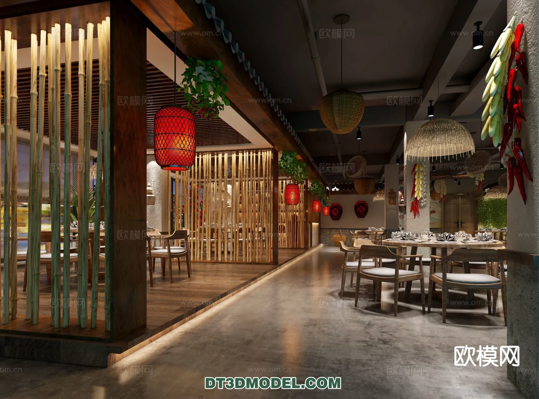 RESTAURANT & COFFEE SHOP – 3D Model For Interior Design – 2423 RESTAURANT & COFFEE SHOP – 3D Model For Interior Design – 2423
