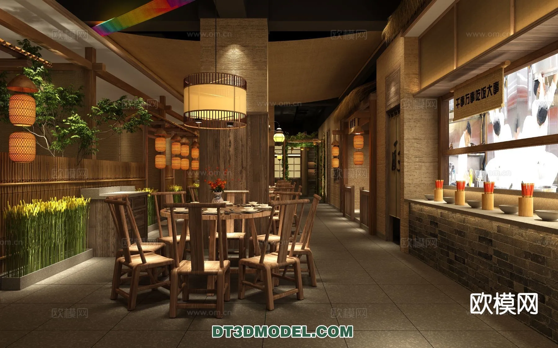 RESTAURANT & COFFEE SHOP – 3D Model For Interior Design – 2424 RESTAURANT & COFFEE SHOP – 3D Model For Interior Design – 2424