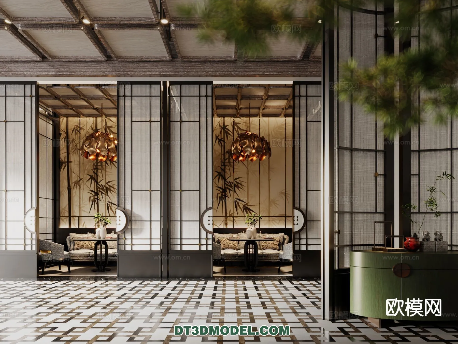 RESTAURANT & COFFEE SHOP – 3D Model For Interior Design – 2425 RESTAURANT & COFFEE SHOP – 3D Model For Interior Design – 2425