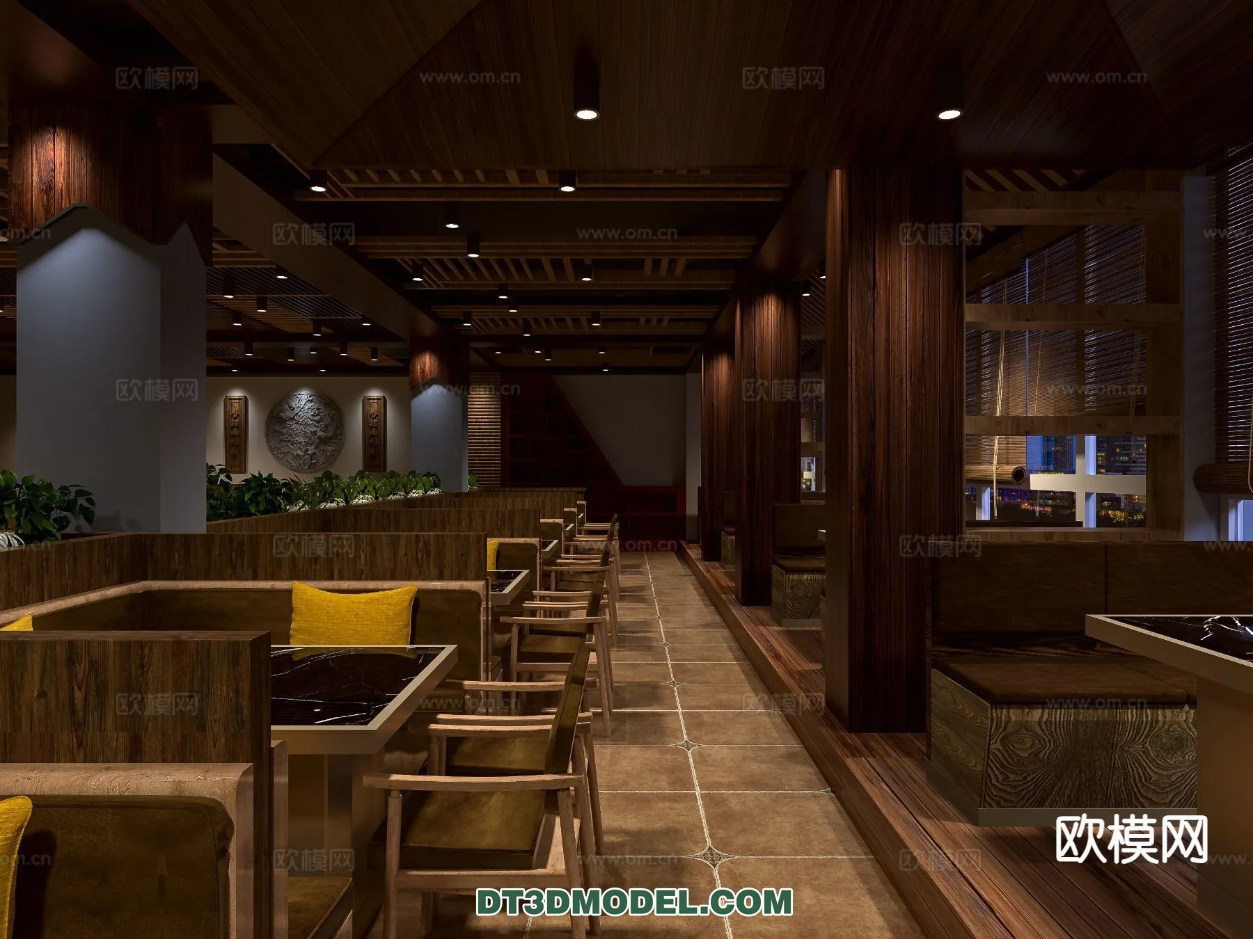 RESTAURANT & COFFEE SHOP – 3D Model For Interior Design – 2426 RESTAURANT & COFFEE SHOP – 3D Model For Interior Design – 2426