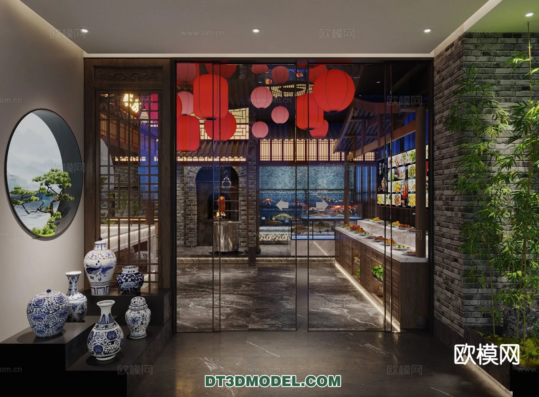 RESTAURANT & COFFEE SHOP – 3D Model For Interior Design – 2431 RESTAURANT & COFFEE SHOP – 3D Model For Interior Design – 2431