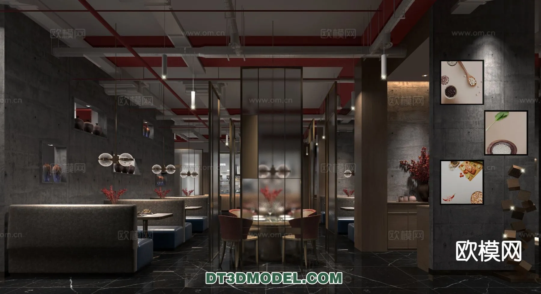 RESTAURANT & COFFEE SHOP – 3D Model For Interior Design – 2439 RESTAURANT & COFFEE SHOP – 3D Model For Interior Design – 2439