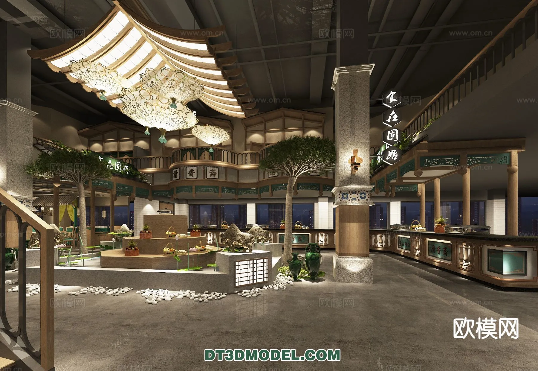 RESTAURANT & COFFEE SHOP – 3D Model For Interior Design – 2443 RESTAURANT & COFFEE SHOP – 3D Model For Interior Design – 2443