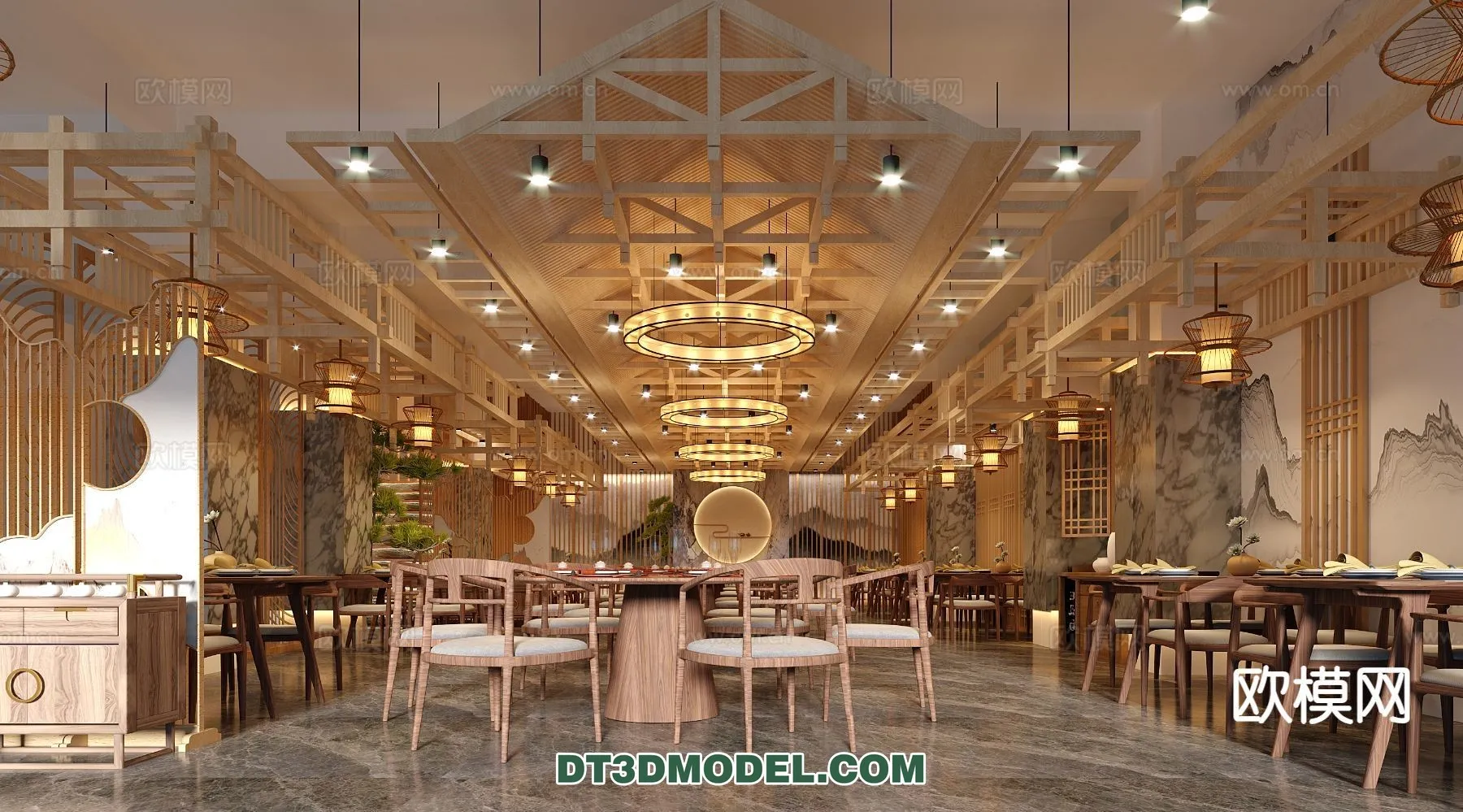 RESTAURANT & COFFEE SHOP – 3D Model For Interior Design – 2444 RESTAURANT & COFFEE SHOP – 3D Model For Interior Design – 2444