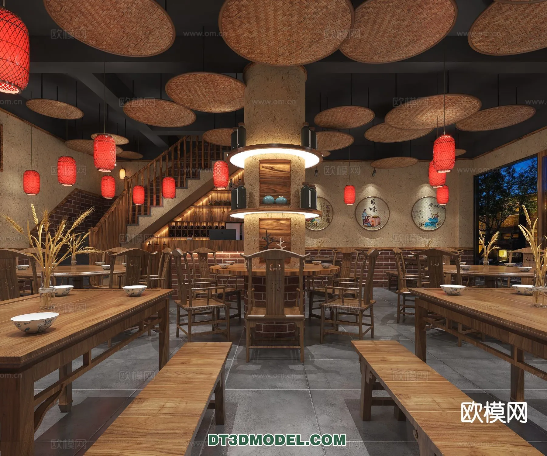 RESTAURANT & COFFEE SHOP – 3D Model For Interior Design – 2446 RESTAURANT & COFFEE SHOP – 3D Model For Interior Design – 2446
