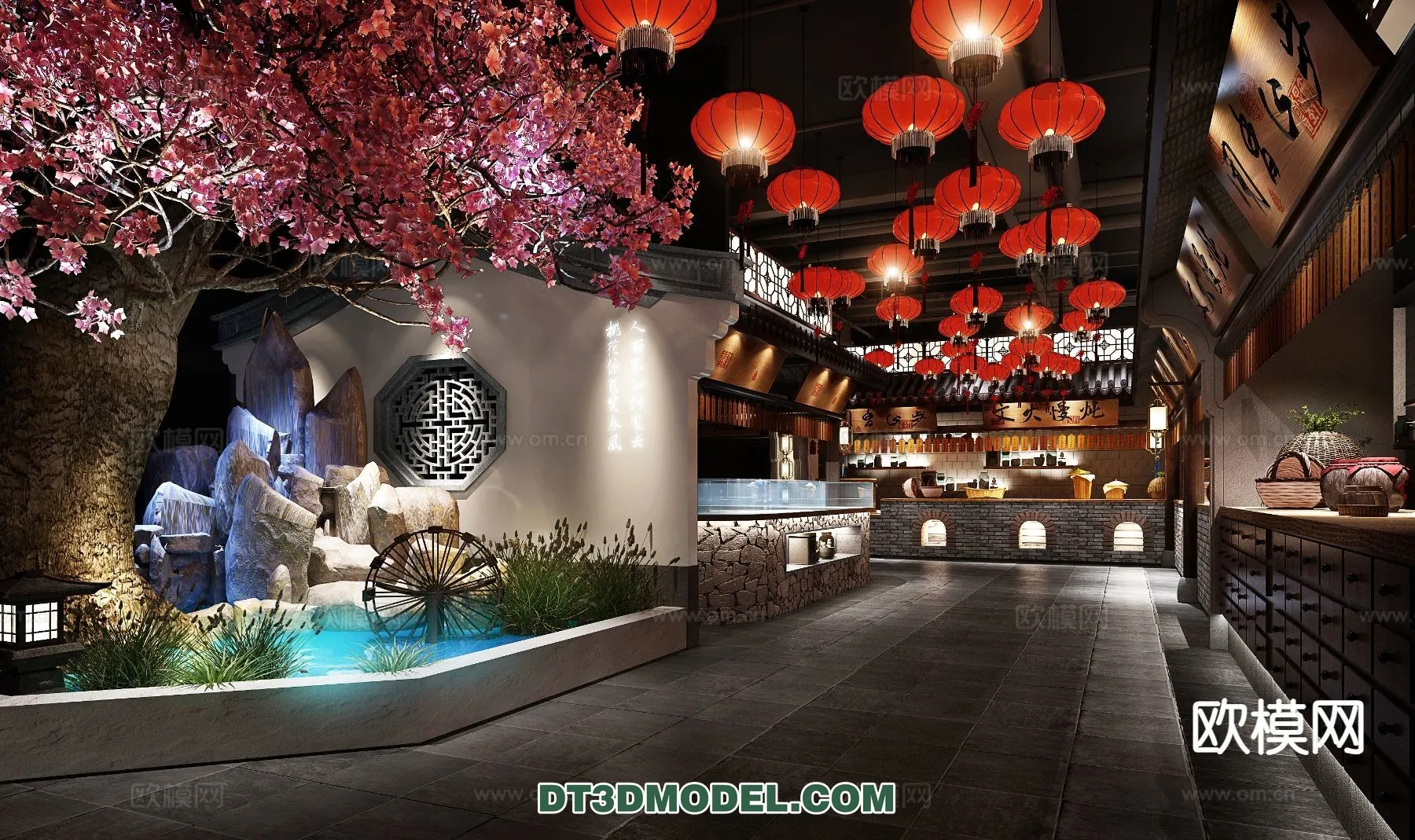 RESTAURANT & COFFEE SHOP – 3D Model For Interior Design – 2453 RESTAURANT & COFFEE SHOP – 3D Model For Interior Design – 2453