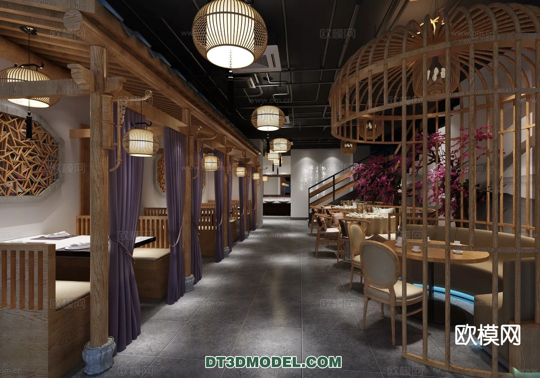 RESTAURANT & COFFEE SHOP – 3D Model For Interior Design – 2455 RESTAURANT & COFFEE SHOP – 3D Model For Interior Design – 2455