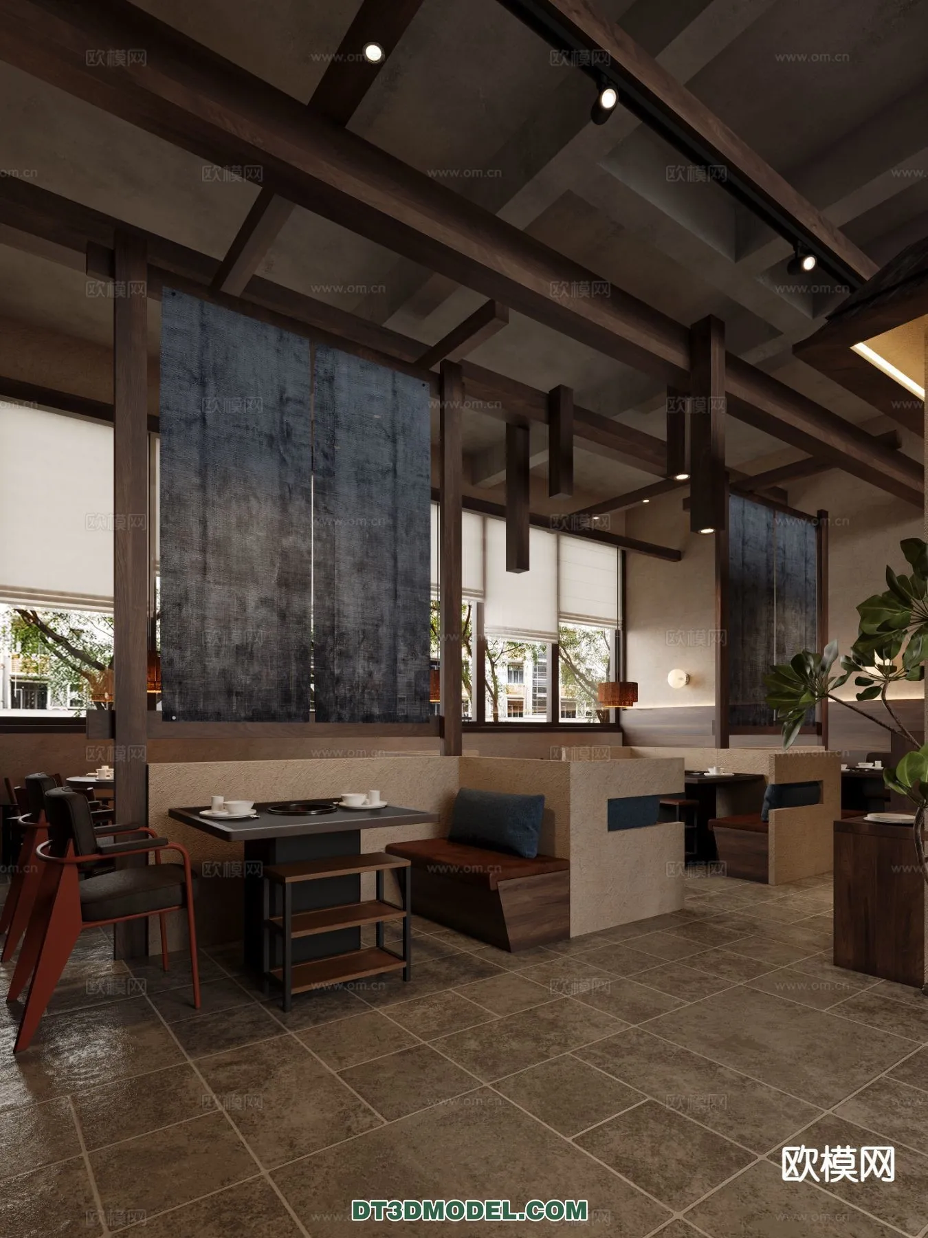 RESTAURANT & COFFEE SHOP – 3D Model For Interior Design – 2459 RESTAURANT & COFFEE SHOP – 3D Model For Interior Design – 2459