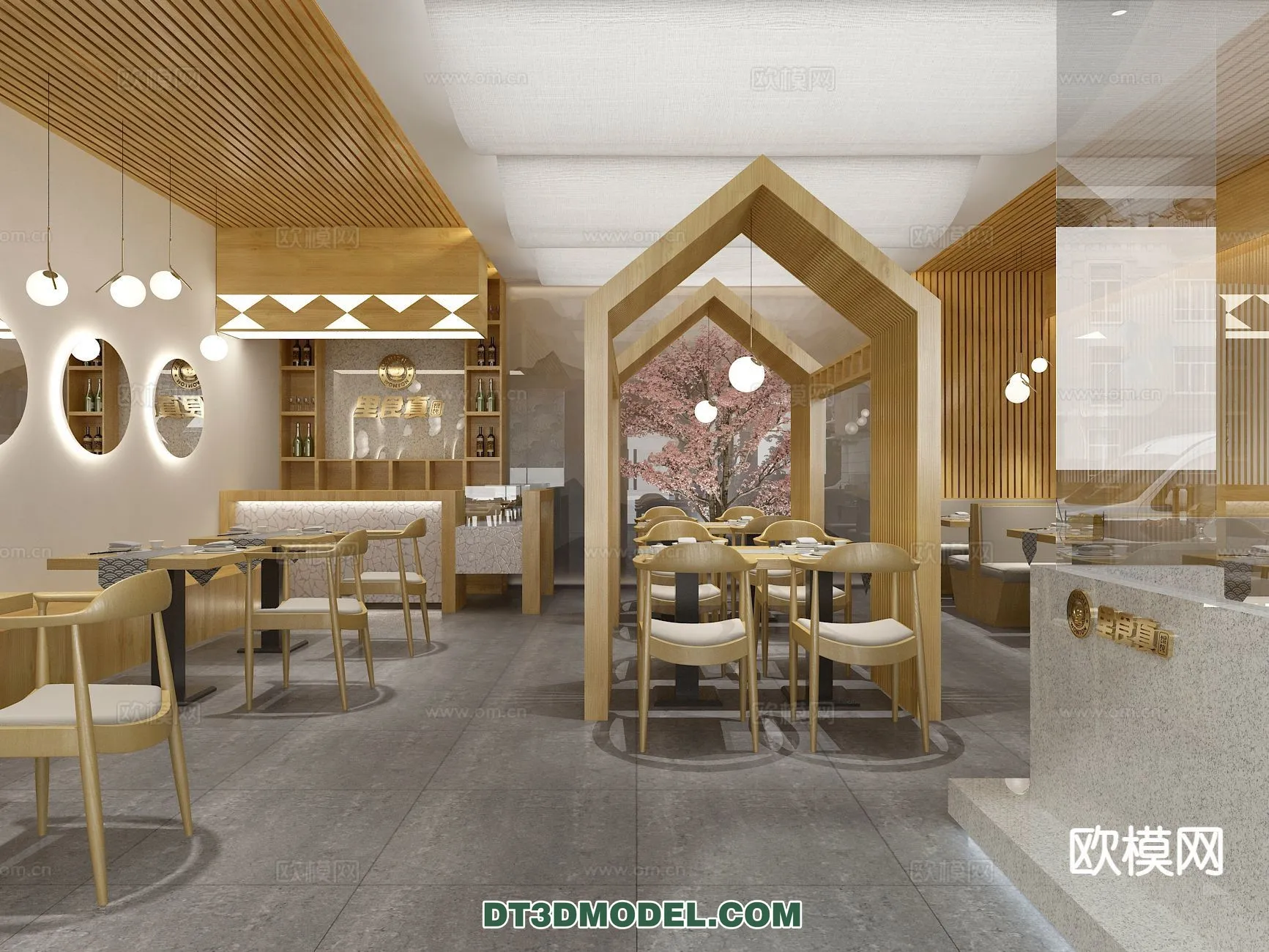 RESTAURANT & COFFEE SHOP – 3D Model For Interior Design – 2462 RESTAURANT & COFFEE SHOP – 3D Model For Interior Design – 2462