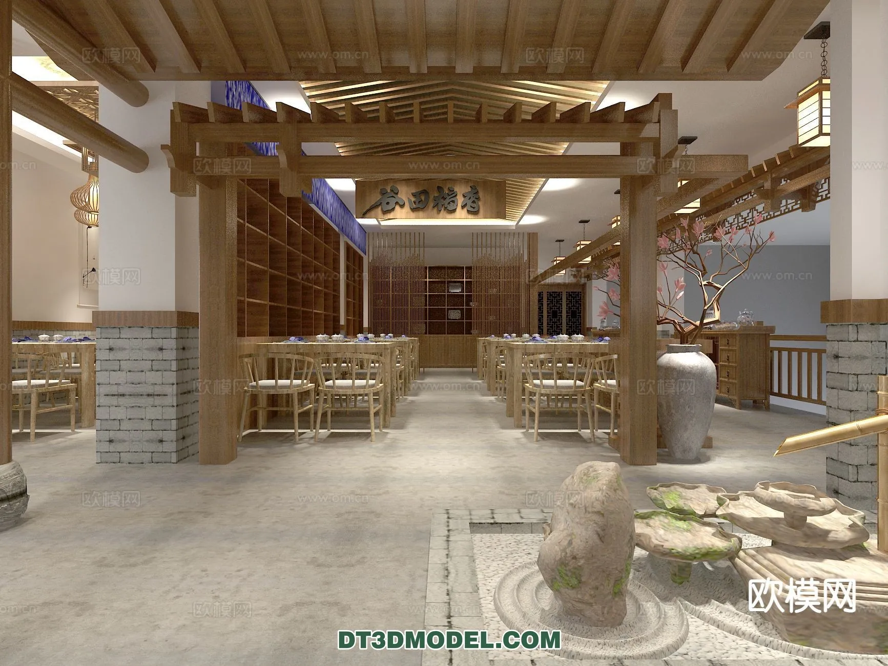 RESTAURANT & COFFEE SHOP – 3D Model For Interior Design – 2470 RESTAURANT & COFFEE SHOP – 3D Model For Interior Design – 2470