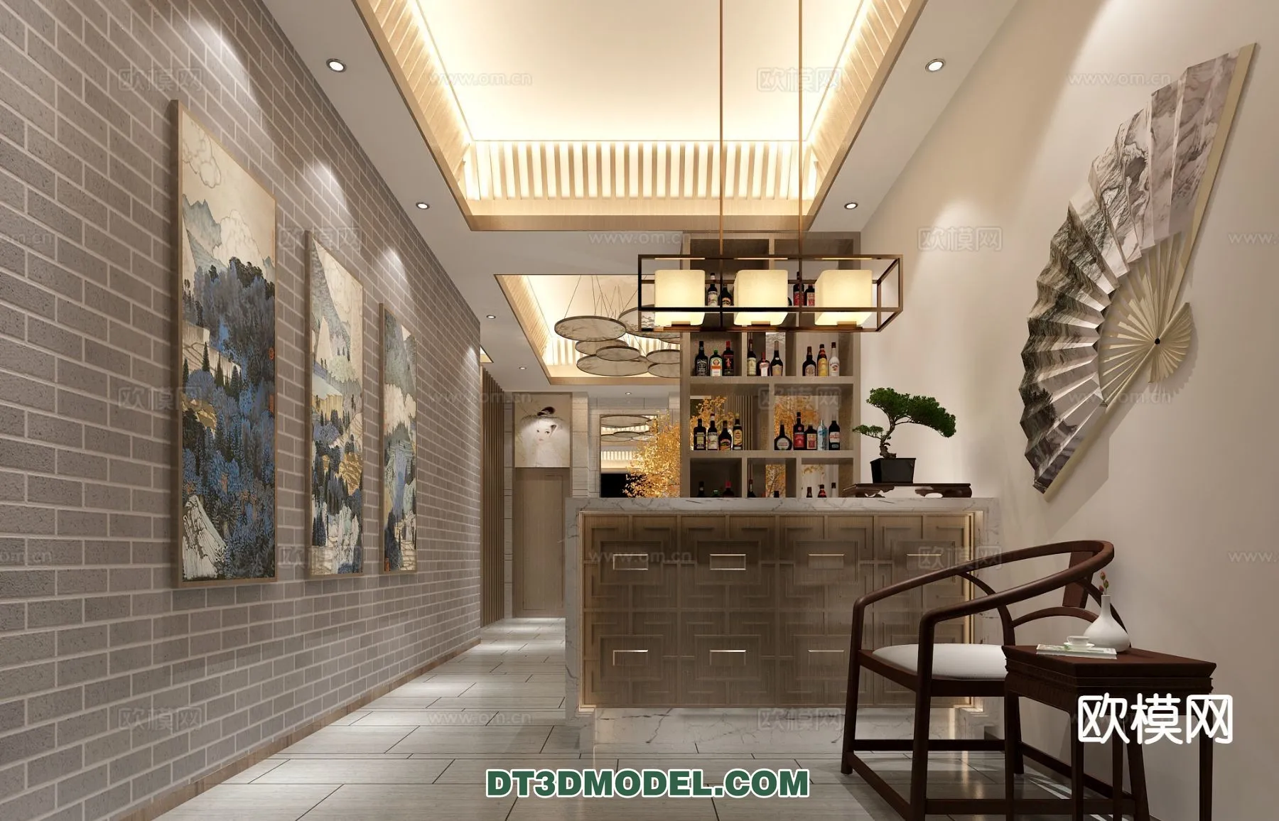 RESTAURANT & COFFEE SHOP – 3D Model For Interior Design – 2471 RESTAURANT & COFFEE SHOP – 3D Model For Interior Design – 2471