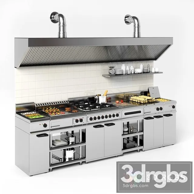 Restaurant Equiments 3D Model Download