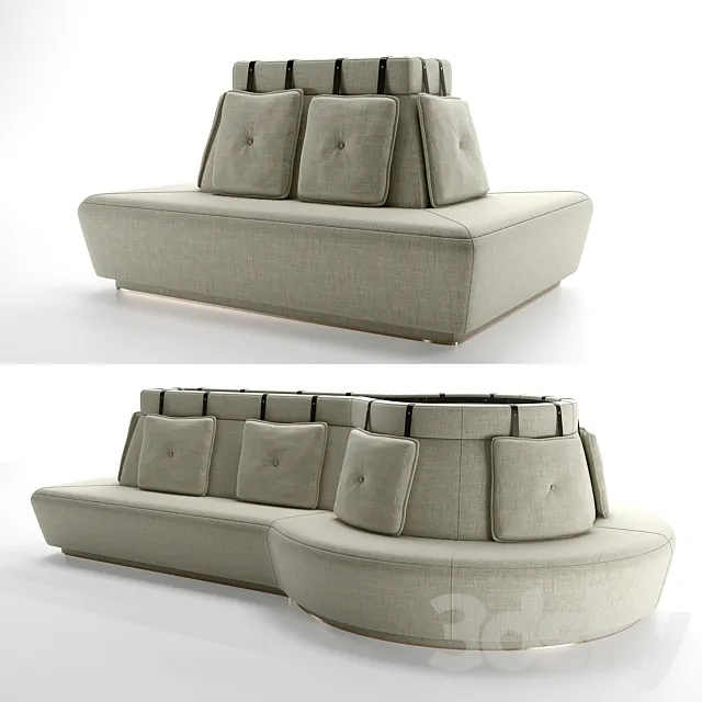 Restaurant Sitting 01 3D Model