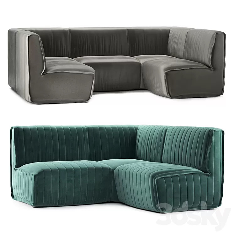 Restaurant sofa 008 3D Model Free Download Restaurant sofa 008 3D Model Free Download
