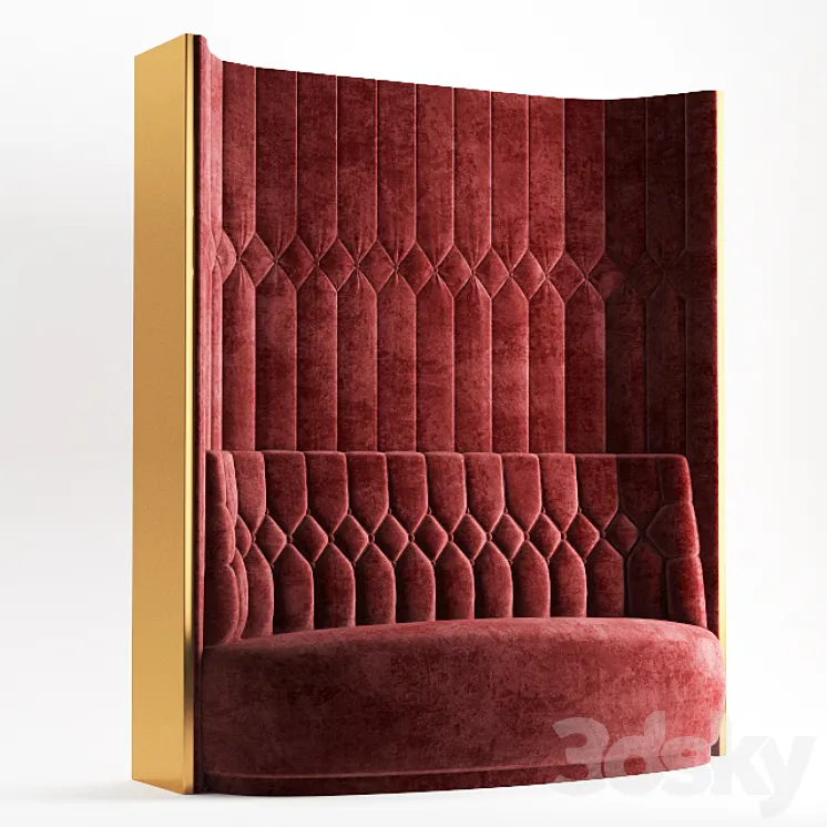 Restaurant sofa-1 3D Model Free Download Restaurant sofa-1 3D Model Free Download