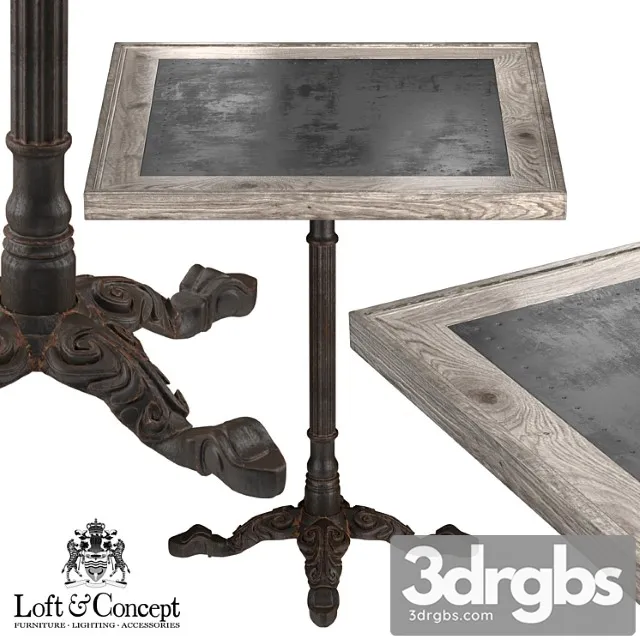 Restaurant table square metal sheet ii 2 3D Model Download Restaurant table square metal sheet ii 2 3D Model Download