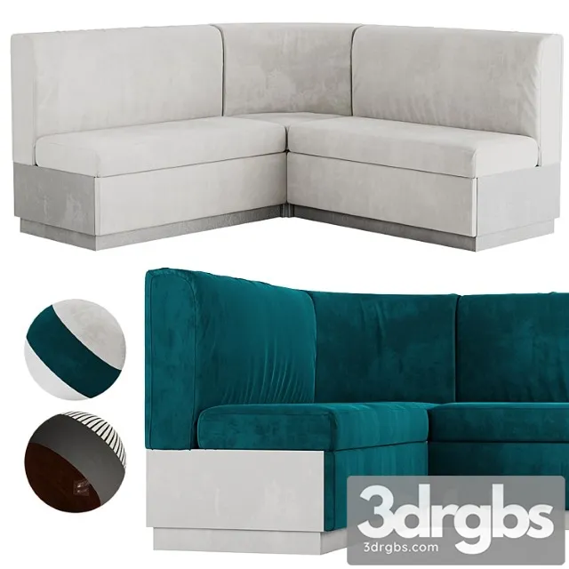 Restorannyi Divan Modulnyi 3 3D Model Download