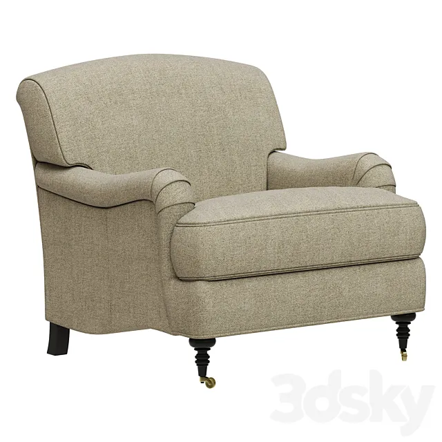 Restoration Hardware Barclay Chair 3D Model Restoration Hardware Barclay Chair 3D Model