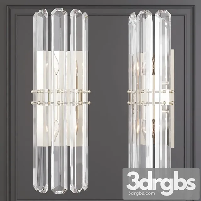 Restoration hardware bonnington tall sconce nickel 3D Model Download