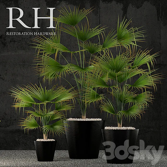 Restoration Hardware caldera planter 3D Model Restoration Hardware caldera planter 3D Model