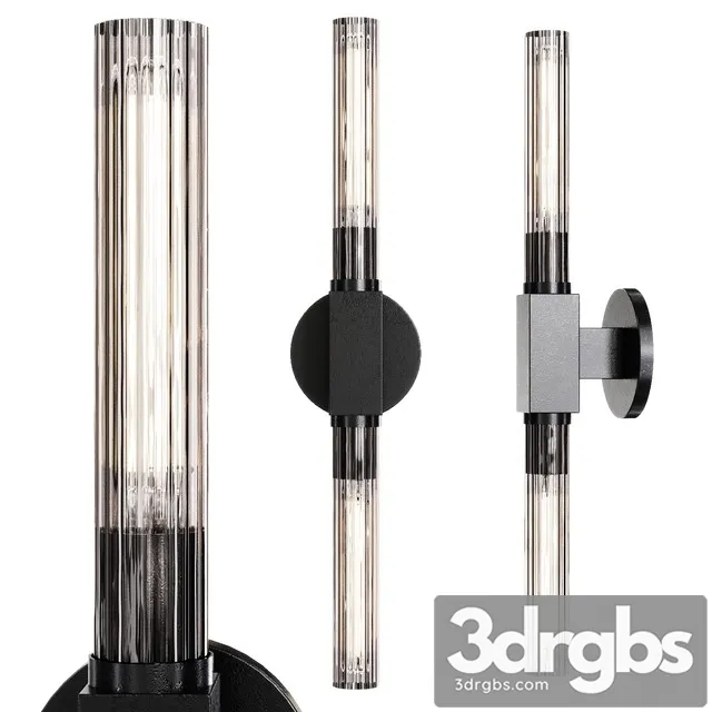 Restoration Hardware Cannele Vanity Sconce Black 3D Model Download