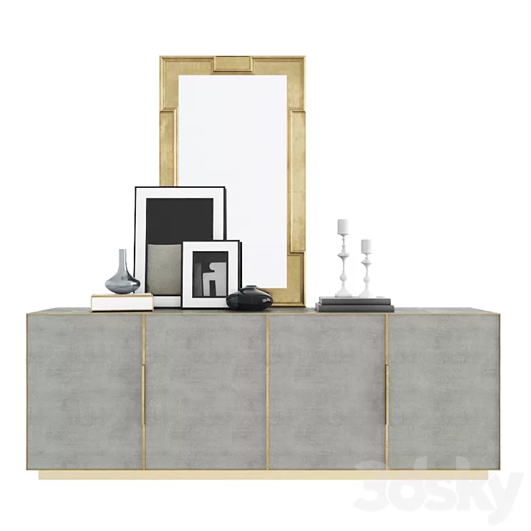 Restoration Hardware CELA SHAGREEN 3D Model Restoration Hardware CELA SHAGREEN 3D Model