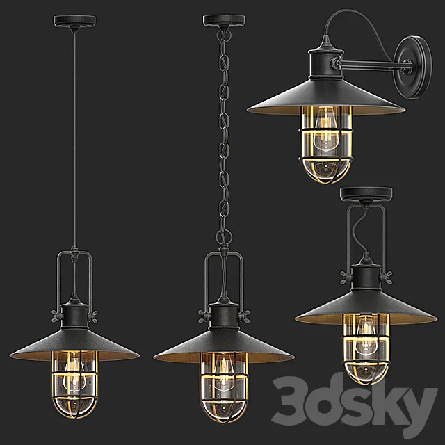 Restoration Hardware Collection HARBOR 3D Model