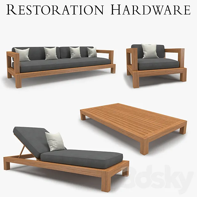 Restoration Hardware – Cordoba Collection 3DModel