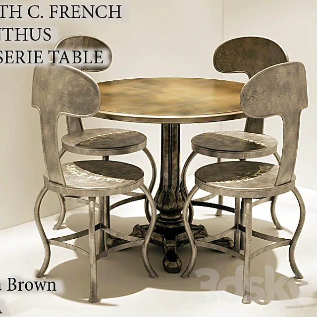 Restoration Hardware & Dalma Brown 3DModel Restoration Hardware & Dalma Brown 3DModel