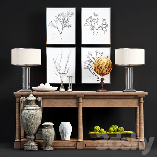 Restoration Hardware Decorative Kit 3D Model