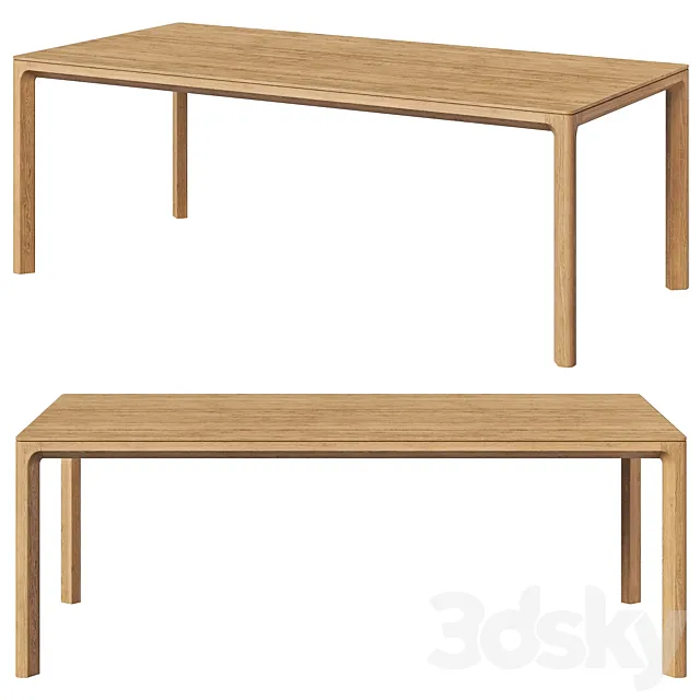 Restoration Hardware dining table Padua 3D Model