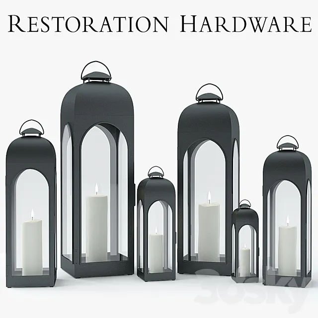 Restoration Hardware – Duomo Lantern 3D Model Restoration Hardware – Duomo Lantern 3D Model