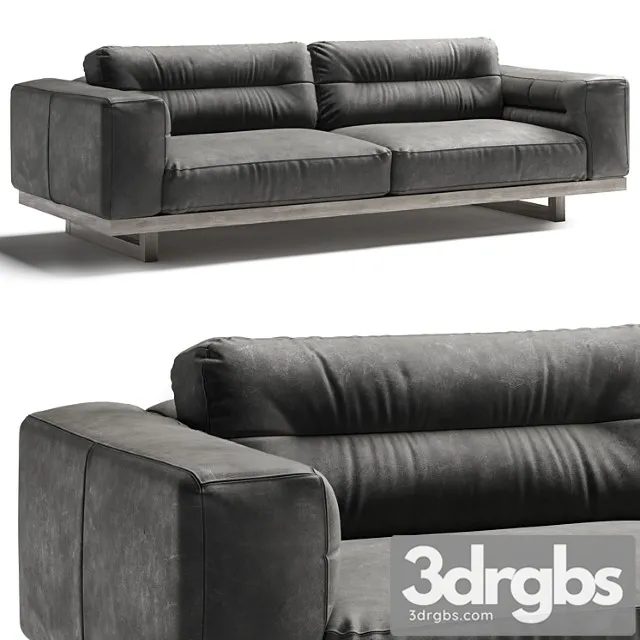 Restoration Hardware Durrell Sofa 3D Model Download