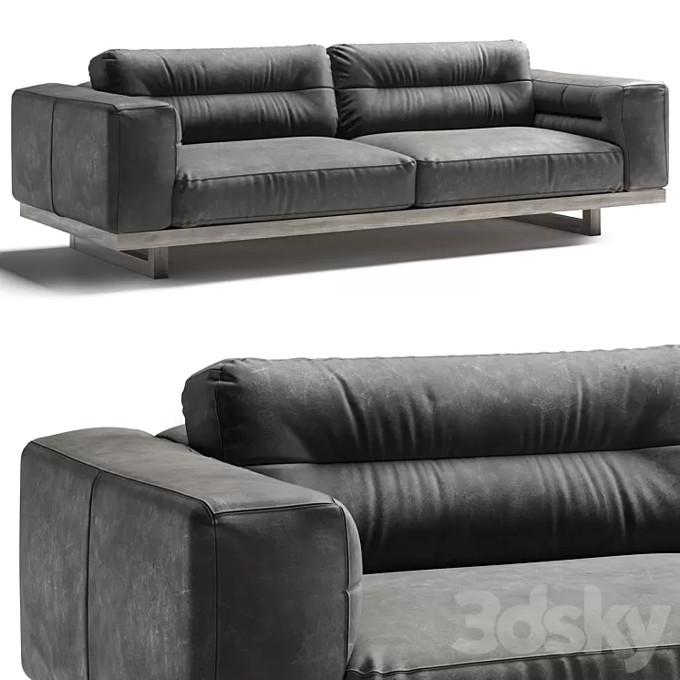 Restoration Hardware Durrell sofa 3D Model