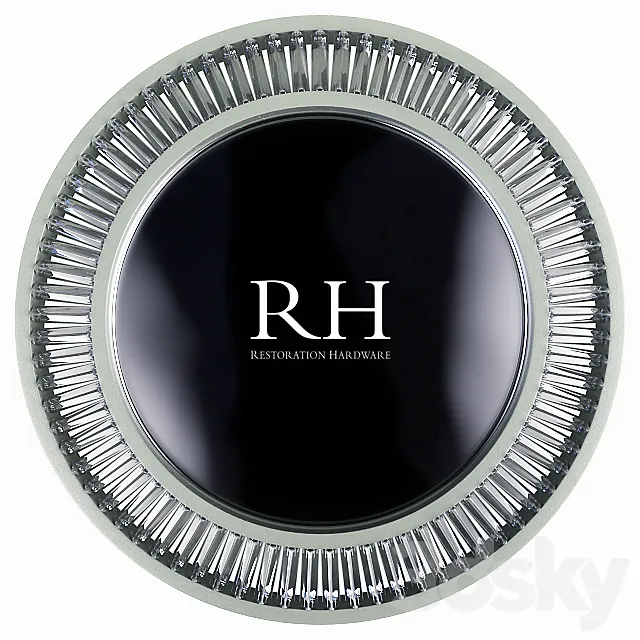 Restoration Hardware Lombard Prism Round Mirror 3DModel