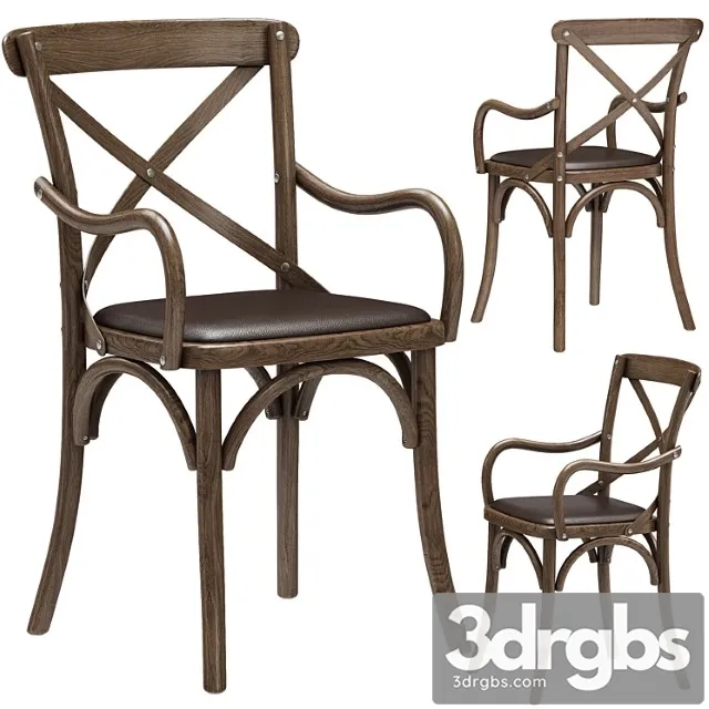 Restoration Hardware Madeleine Leather Armchair 3D Model Download Restoration Hardware Madeleine Leather Armchair 3D Model Download