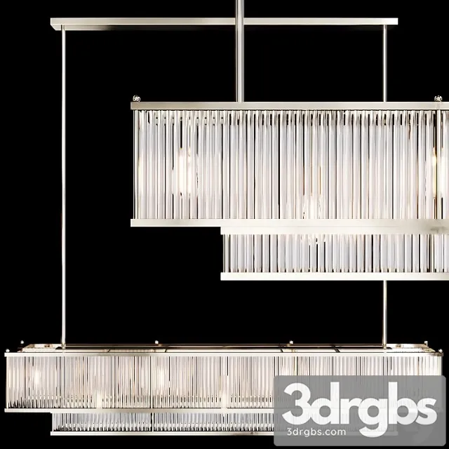 Restoration hardware marais linear chandelier 60 nickel 3D Model Download Restoration hardware marais linear chandelier 60 nickel 3D Model Download