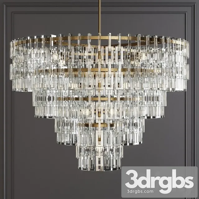 Restoration hardware marignan round chandelier 48 brass 3D Model Download Restoration hardware marignan round chandelier 48 brass 3D Model Download